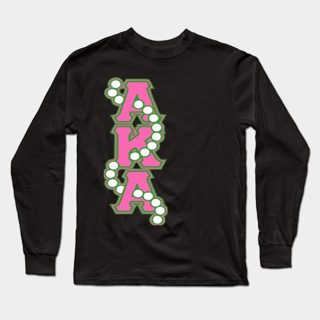 AKA Pearls Aka Long Sleeve T Shirt TeePublic